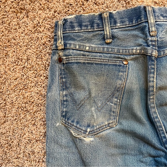 Vintage Distressed Wrangler 13MWZ Cowboy Cut Jeans Size 33x33 - Picture 11 of 11